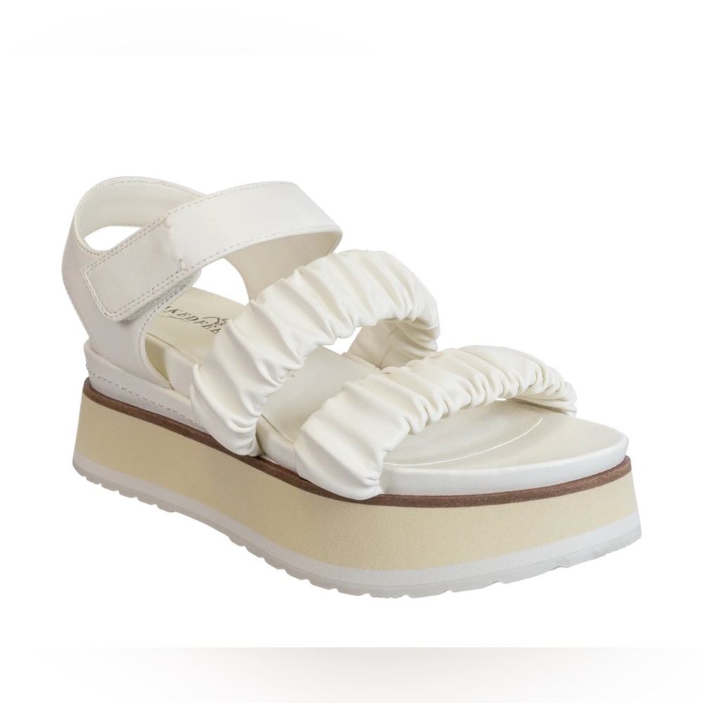 Naked Feet SENSOR in CHAMOIS Platform Sandals